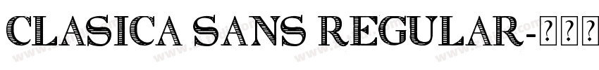 Clasica Sans Regular字体转换